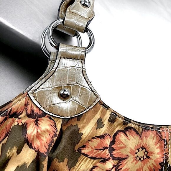 Sienna Ricchi l Double-Handle l Silky Animal Print l Leather l Purse, Satchel - Picture 12 of 15